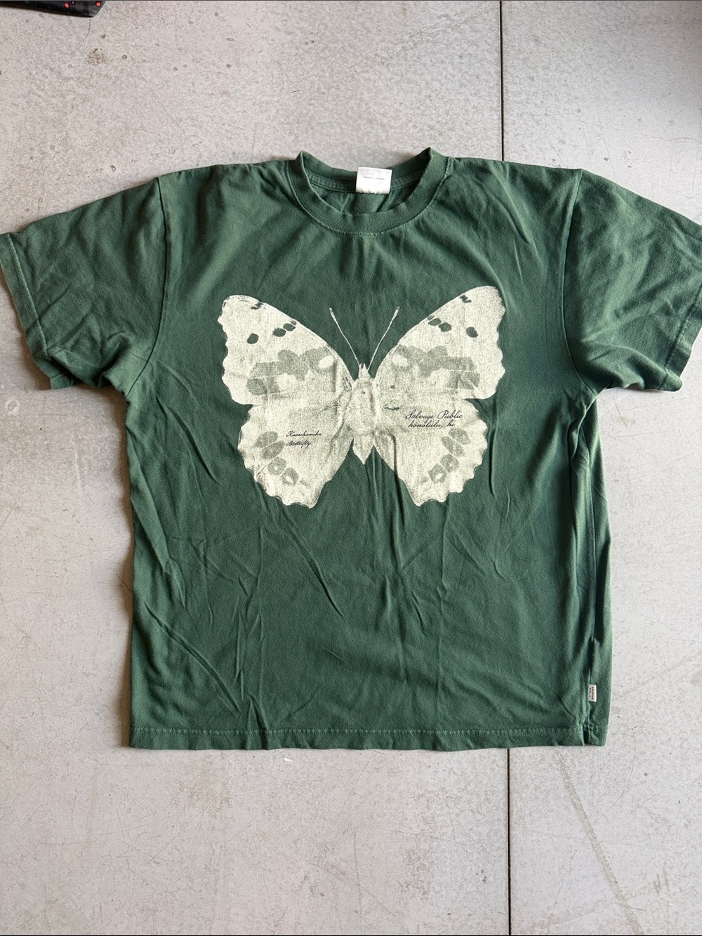 Salvage Public Kamehameha Butterfly Tshirt , Size Large